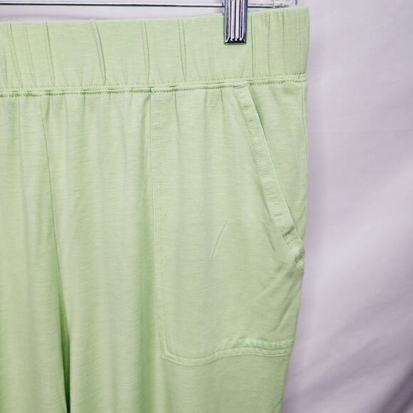 Fabletics Green Restore Knit Tapered  Elastic Waist Front Pockets Pants Medium - Picture 4 of 11